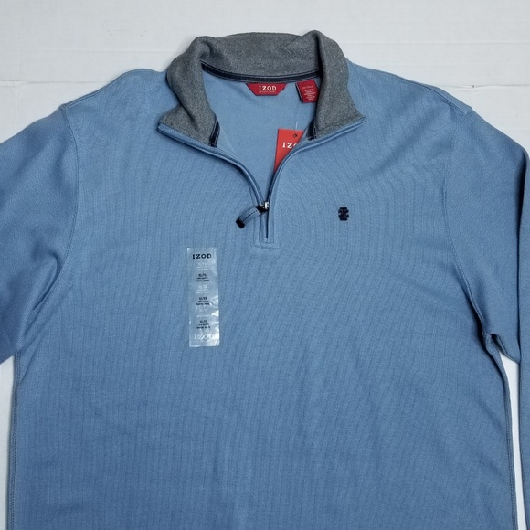 Izod luxury sport 1/4 zip sweater - New - Picture 2 of 8